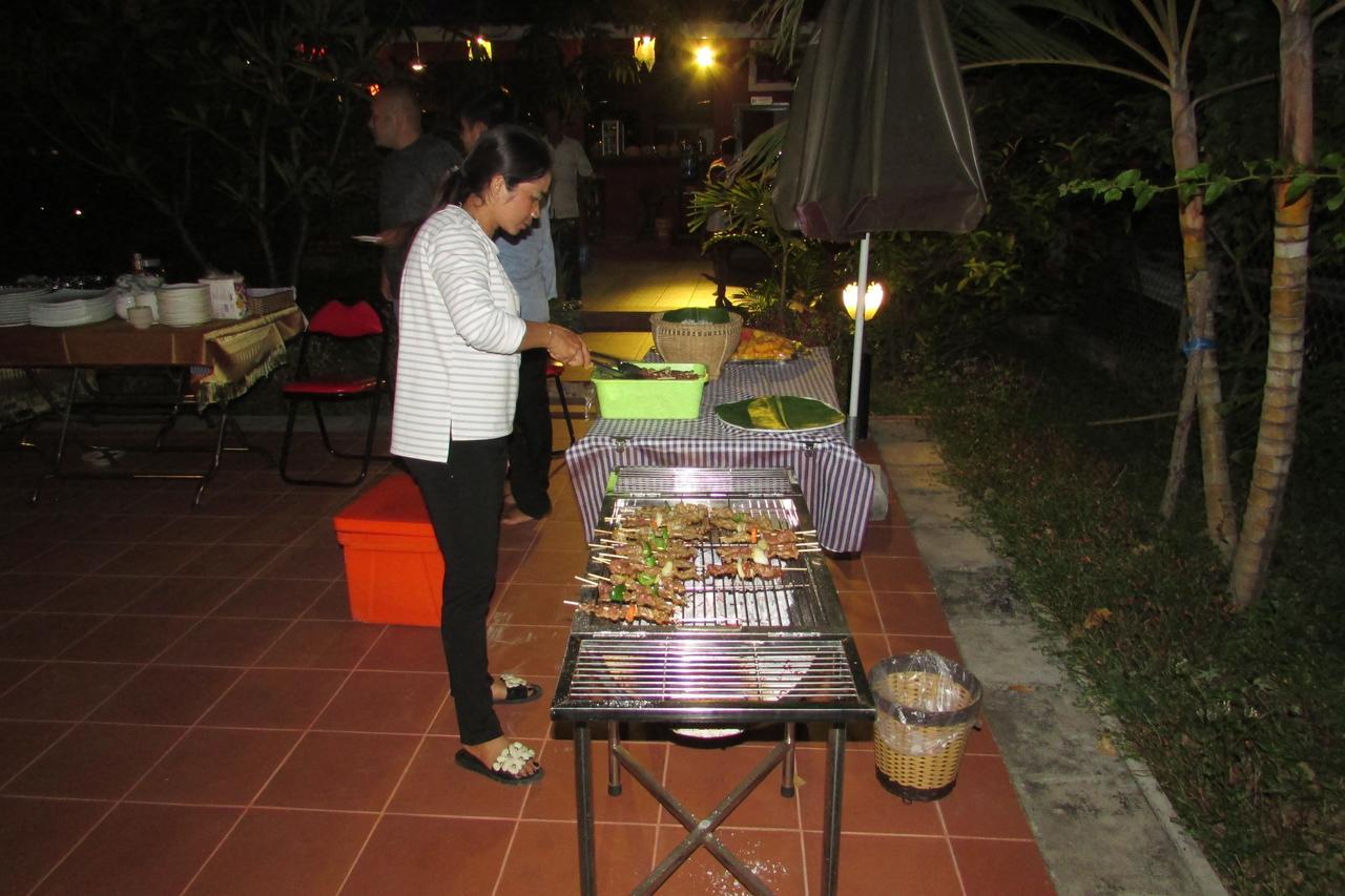 Phoumrumduol Bungalow Kampot Esterno foto