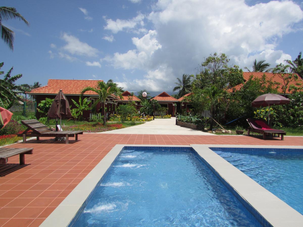 Phoumrumduol Bungalow Kampot Esterno foto